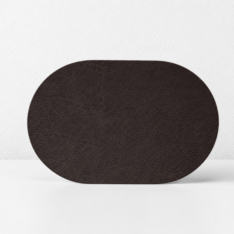 Teuke Home Oval PU Leather Placemat- Waterproof Table Mat
