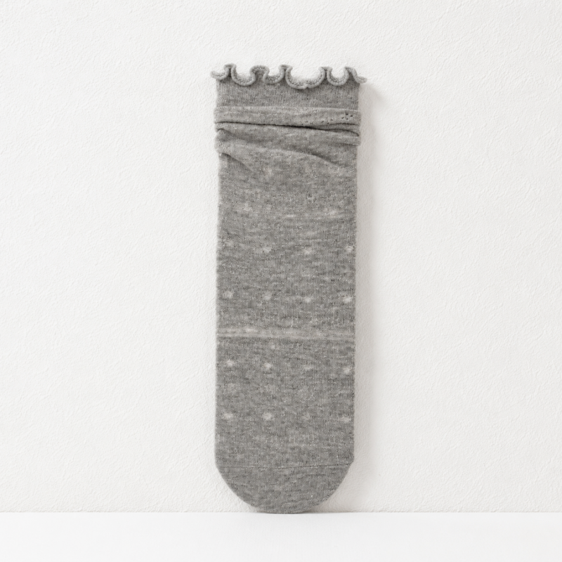 Teuke Home Ruffle Lace Crew Socks - Soft Outfit Accent