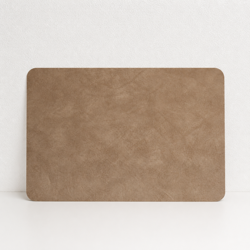 Teuke Home Nordic Style Faux Leather Placemat - Waterproof Table Mat