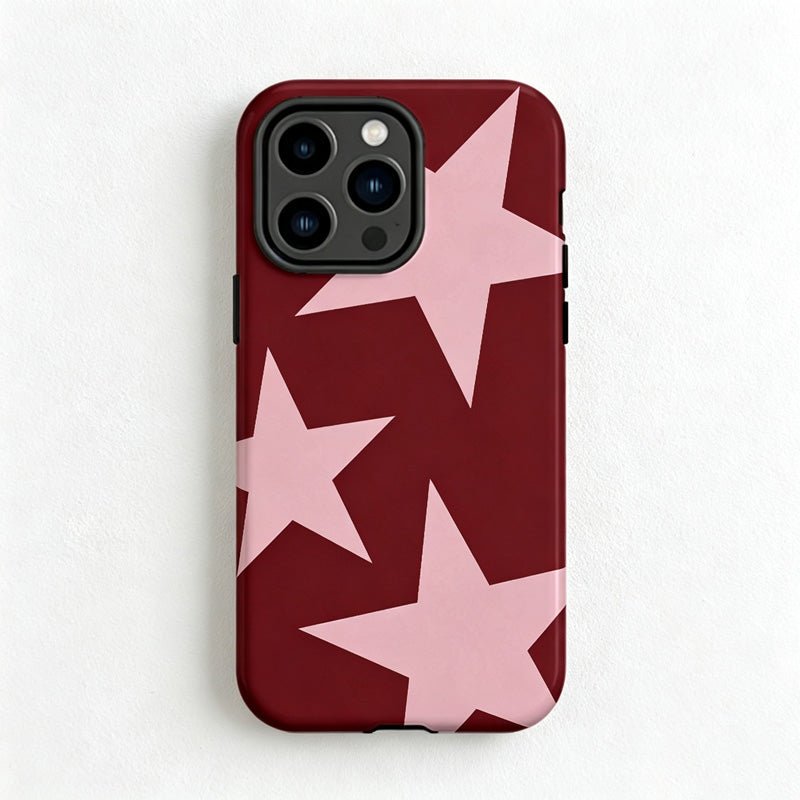 Teuke Home iPhone 17 Series 2-in-1 Bold Star Print Phone Case - Statement Pattern Cover