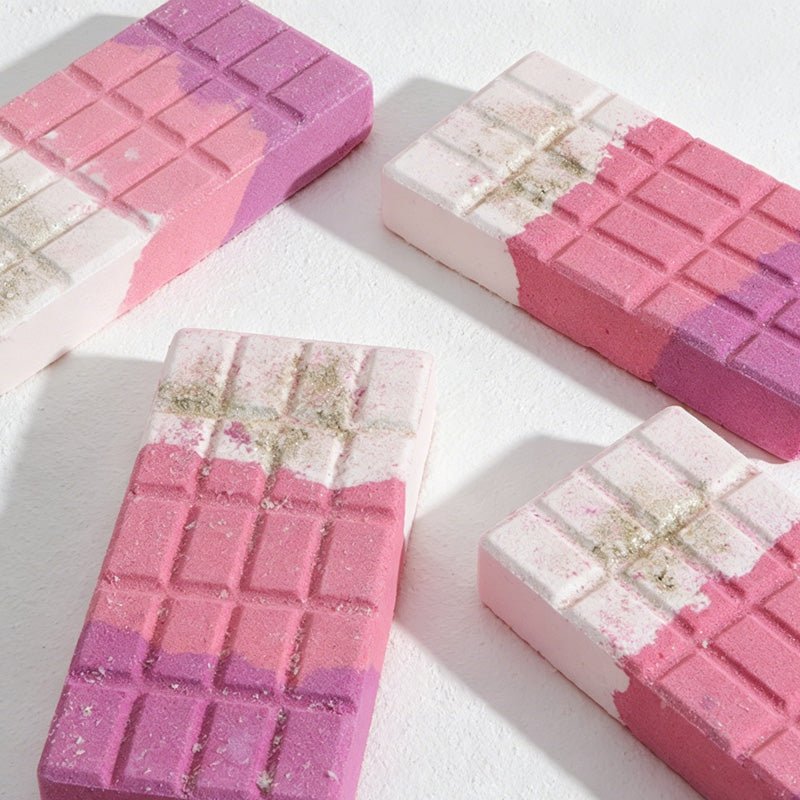 Teuke Home Rectangular Bath Salt Block - Floral Layered Soak