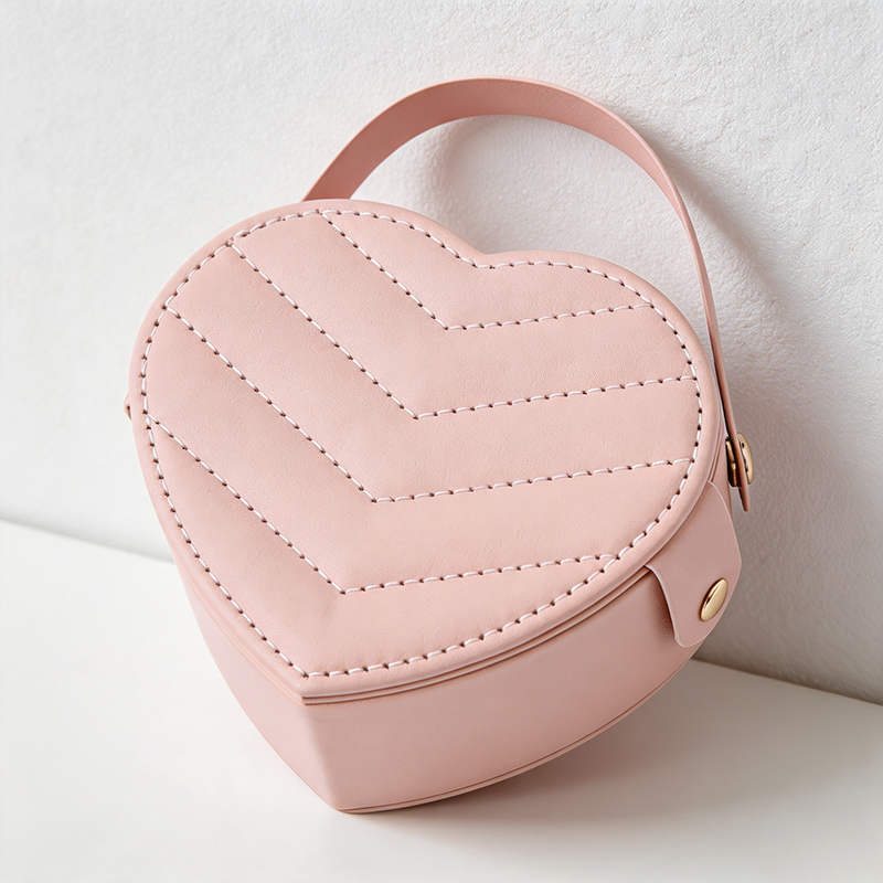 Teuke Home Ridged Round Handle Jewelry Case - Relaxed Daily Helper