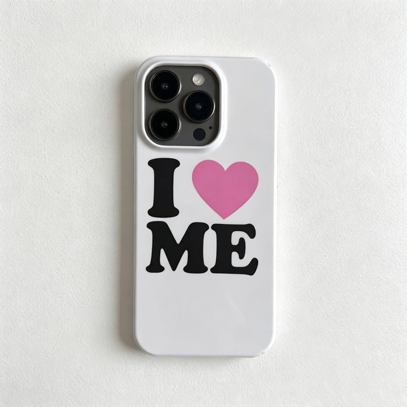 Teuke Home iPhone 17 Series White Self Love Phone Case - Message Graphic Cover