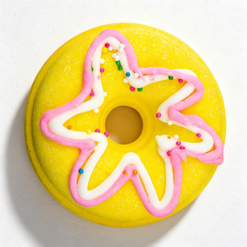 Teuke Home Donut Bath Bomb - Assorted Color Fizzing Ring