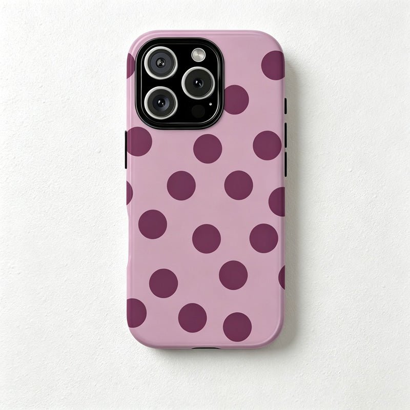 Teuke Home iPhone 17 Series 2-in-1 Colorful Polka Dot Phone Case - Playful Pattern Cover
