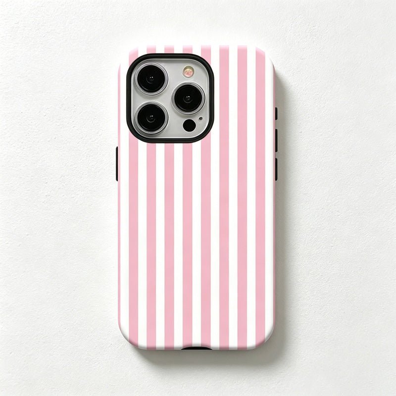 Teuke Home iPhone 17 Series 2-in-1 Candy Stripe Phone Case - Colorful Linear Cover