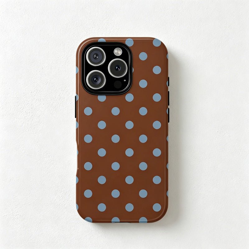 Teuke Home iPhone 17 Series 2-in-1 Polka Dot Phone Case - Graphic Color Cover