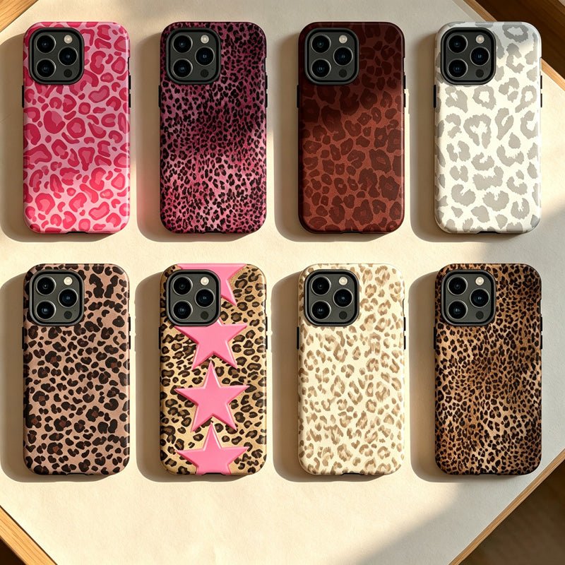 Teuke Home Tonal Leopard Phone Case - Graphic Animal Print Cover