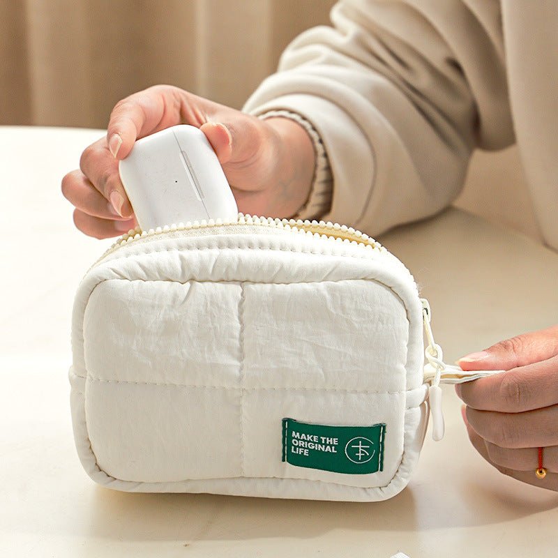 Teuke Home Zippered Tech Pouch Organizer Bag - Cozy Corner Accent